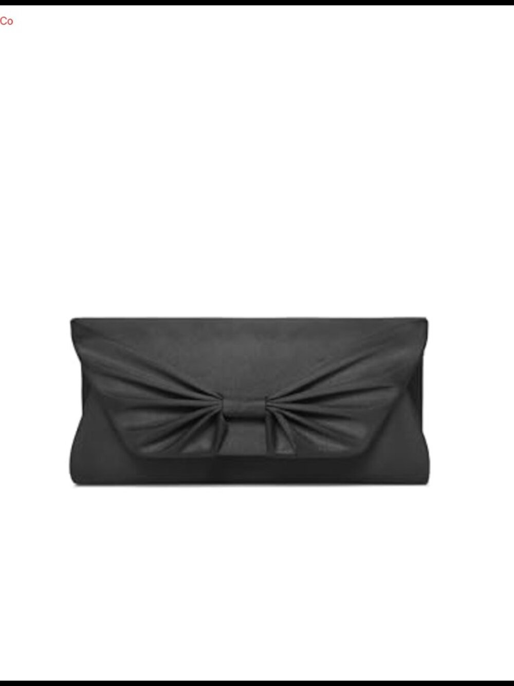 Satin Clutch Purse with Bow Detachable Chain Evening Bag